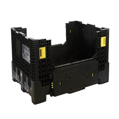 HDPE pritaikytas sandėlio sulankstomas ventiliuojamas padėklų dėžutė